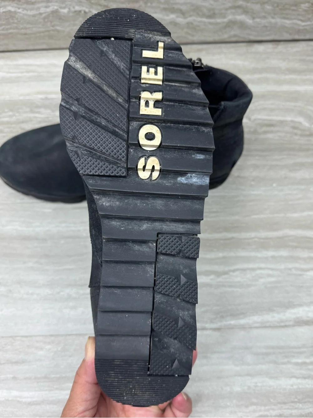 Sorel Harlow Waterproof Zip Ankle Boots Womens Size 9